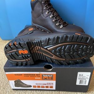 Brand new Timberland Pro steel toe waterproof hikers.